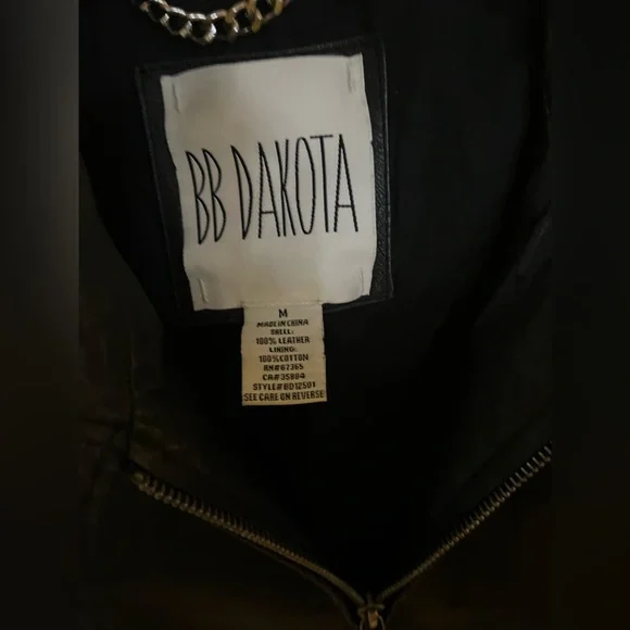 BB Dakota Women's Leather Jacket - Picture 7 of 7